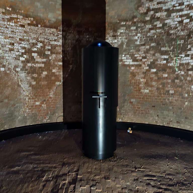 Installation auf dem Denkmalpfad
